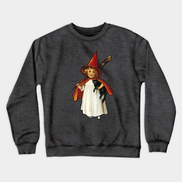 CUTE KITTY WITCH HALLOWEEN2 Crewneck Sweatshirt by AtomicMadhouse